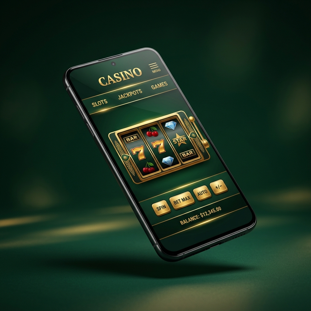 Cashed Casino Mobile App Oberfläche auf Android Smartphone